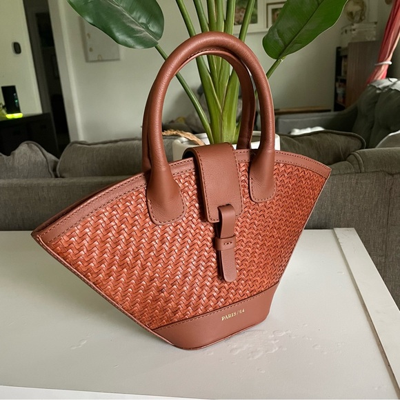 Paris/64 Lumière Provence Brown mini bag - Picture 10 of 12